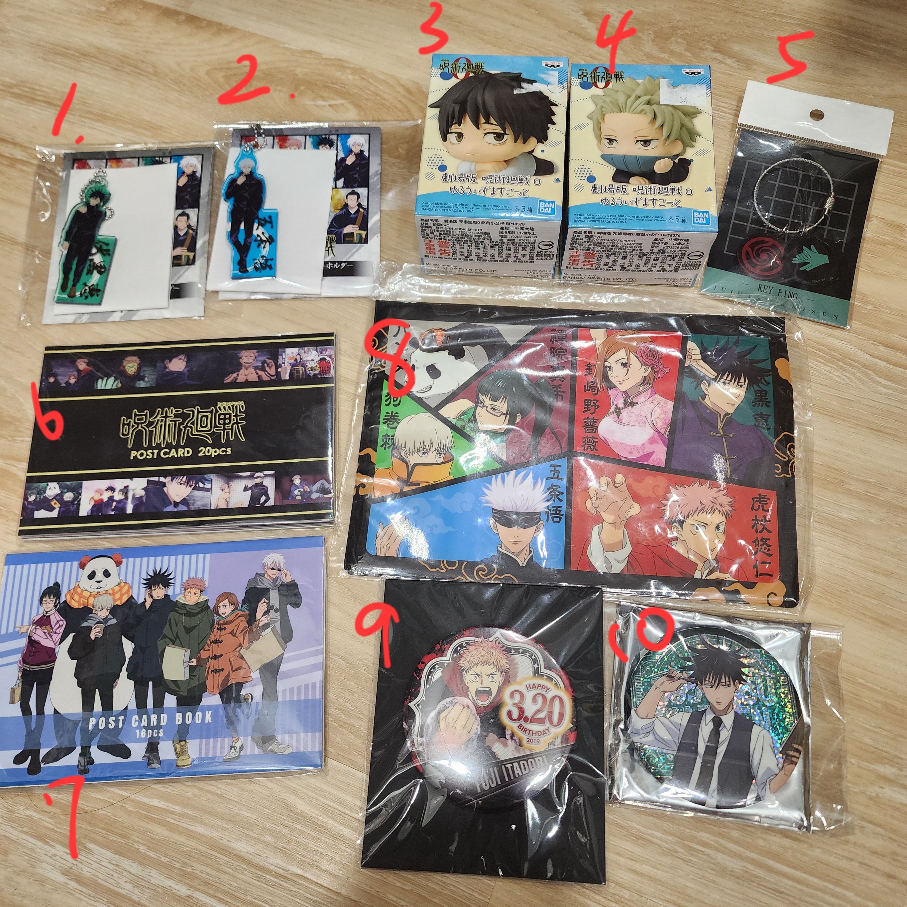 9. jump 生日徽章 2019年 虎杖悠仁