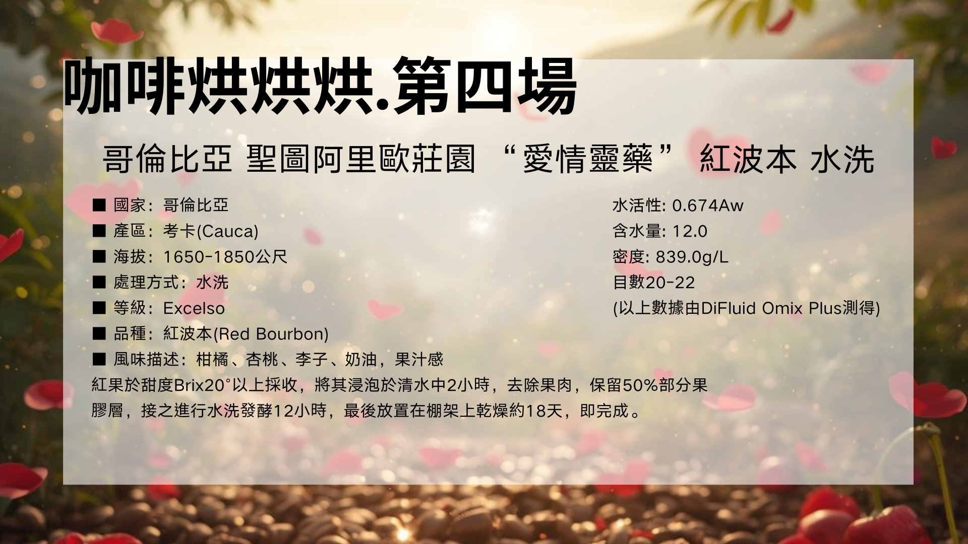 第四場 哥倫比亞 賽豆追加