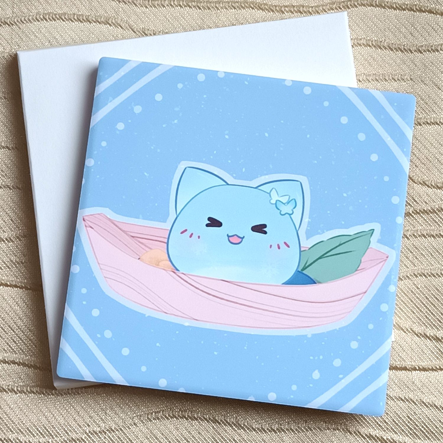 陶瓷吸水杯墊-方形2款