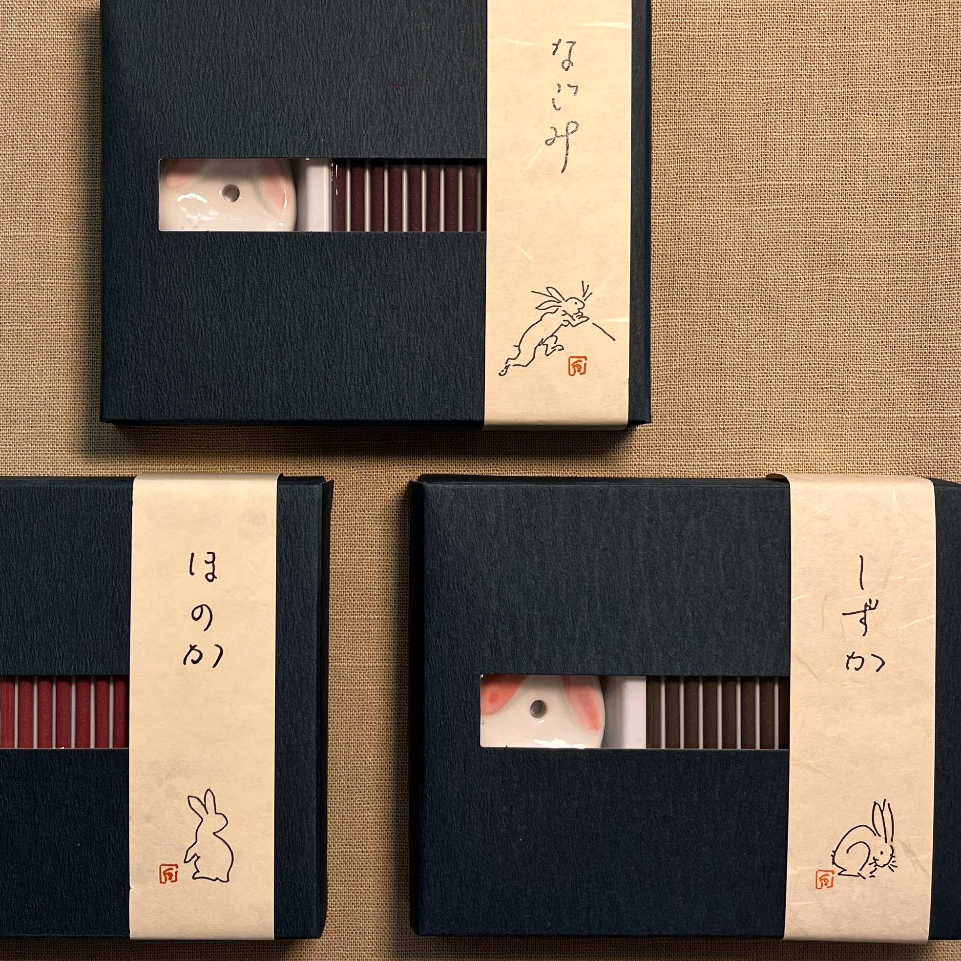 香彩堂 兔子線香系列（附香座）