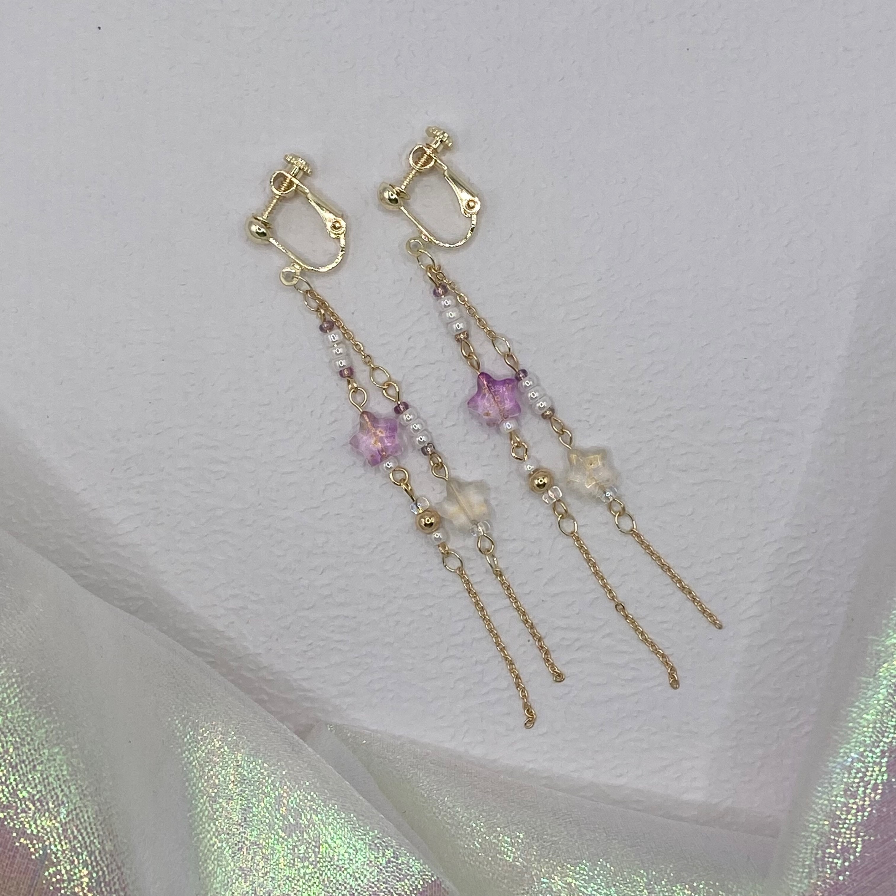 滔滔雜貨🦋手作耳環《星流》