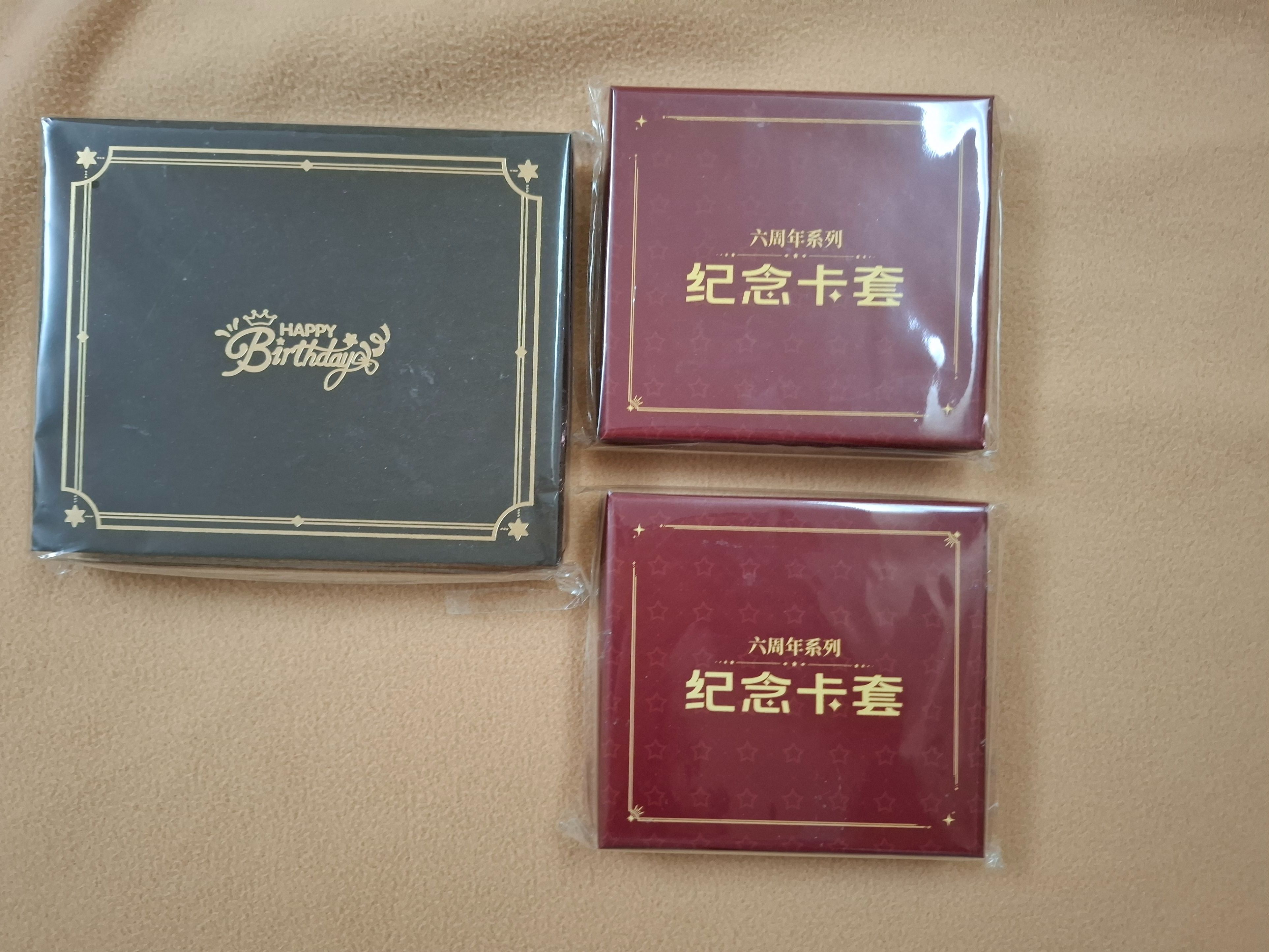 生日套組 六週年票卡夾