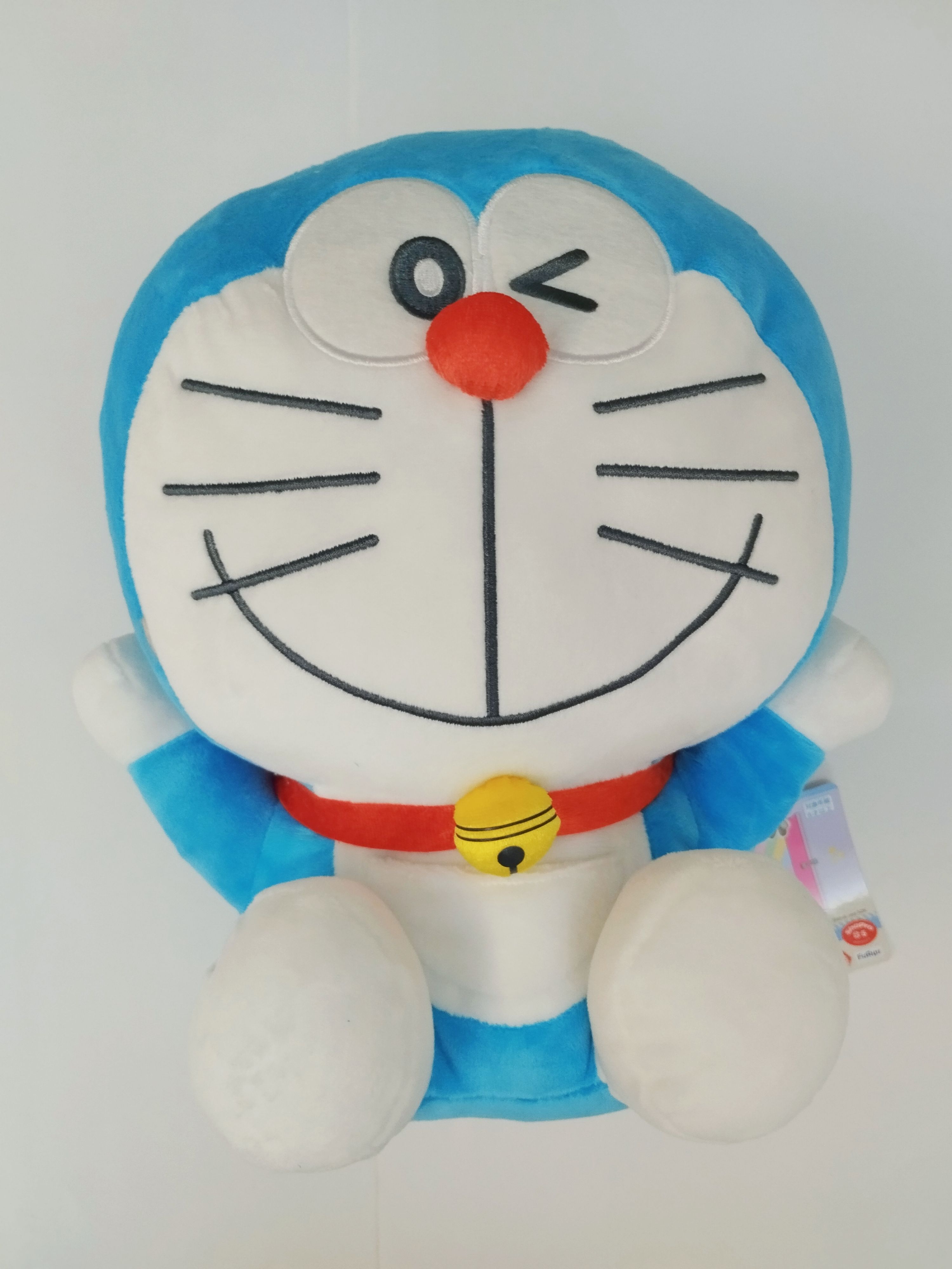 坐姿眨眼哆啦A夢 娃娃機景品