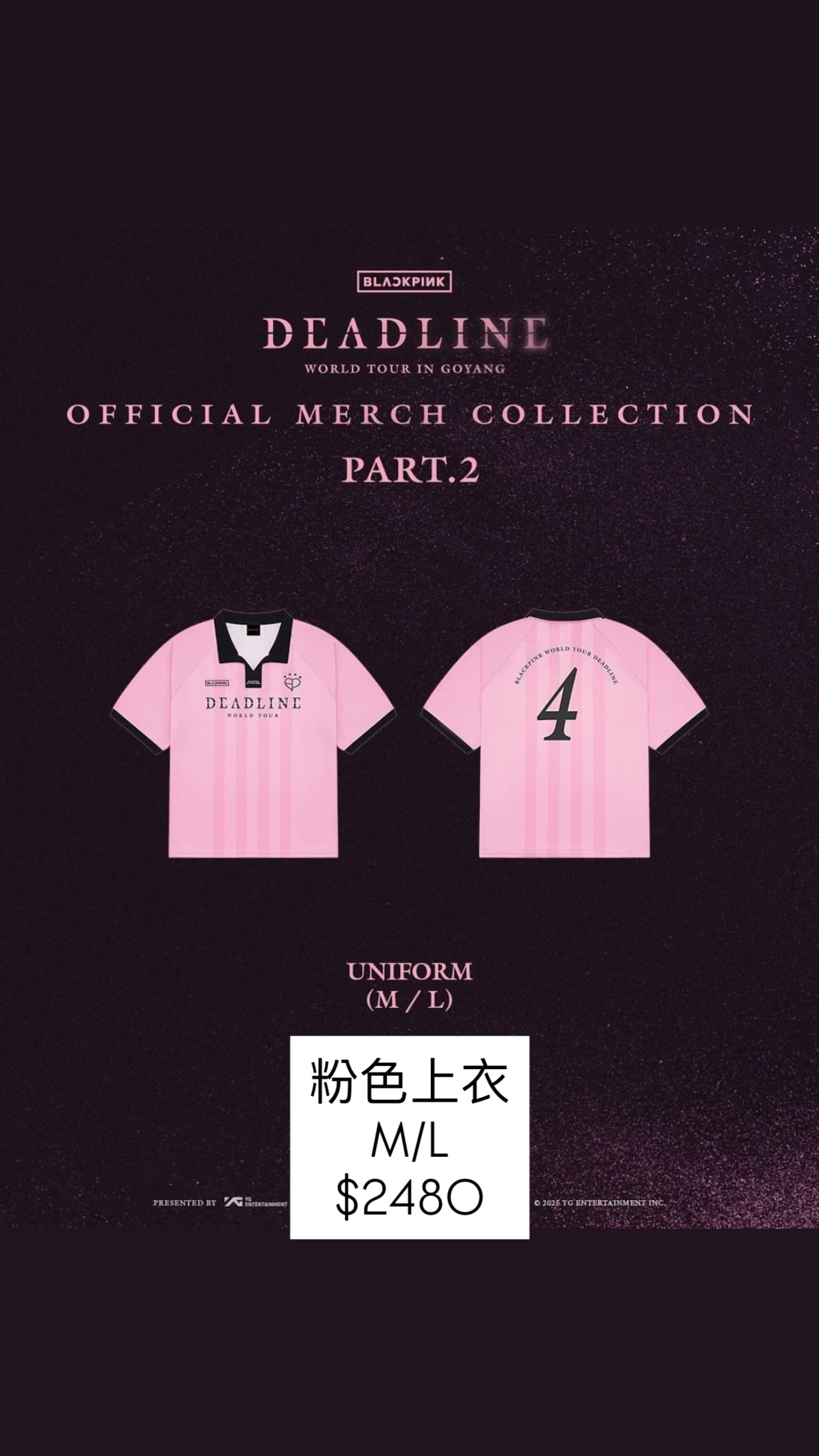 Blackpink 世巡周邊賣場4
