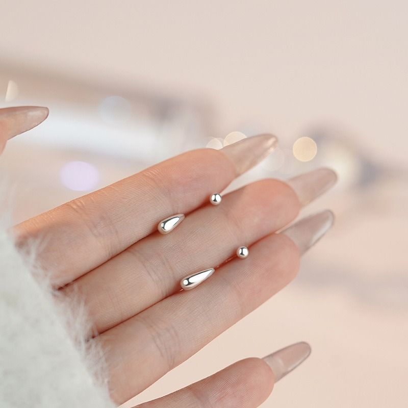 優雅款!!【漾光・流線銀耳環】S999純銀