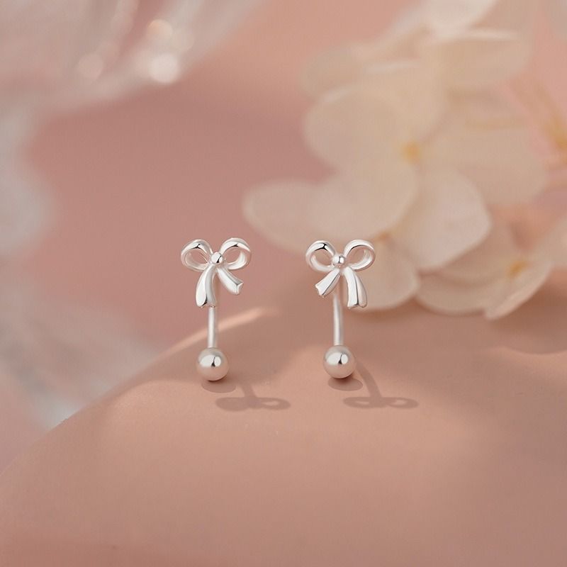 輕舞銀蝶・韓系耳飾 | S925純銀