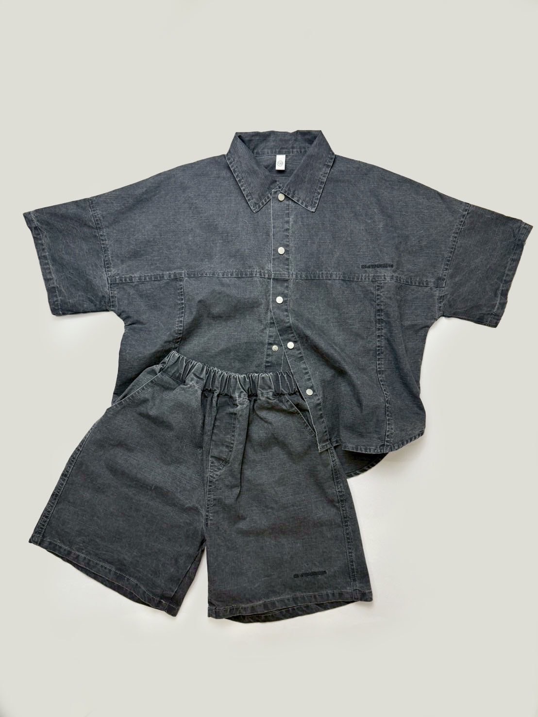 霧灰輕丹寧套裝🩶