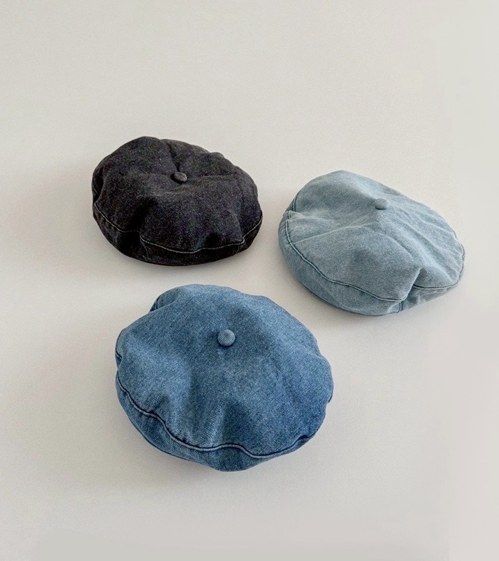 牛仔丹寧畫家帽