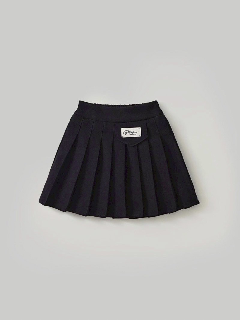 經典百摺小黑裙