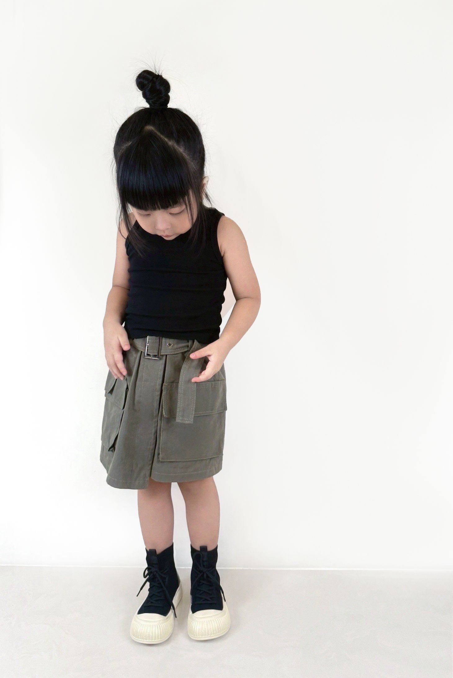 墨綠工裝裙【內有成套優惠組合🤍】