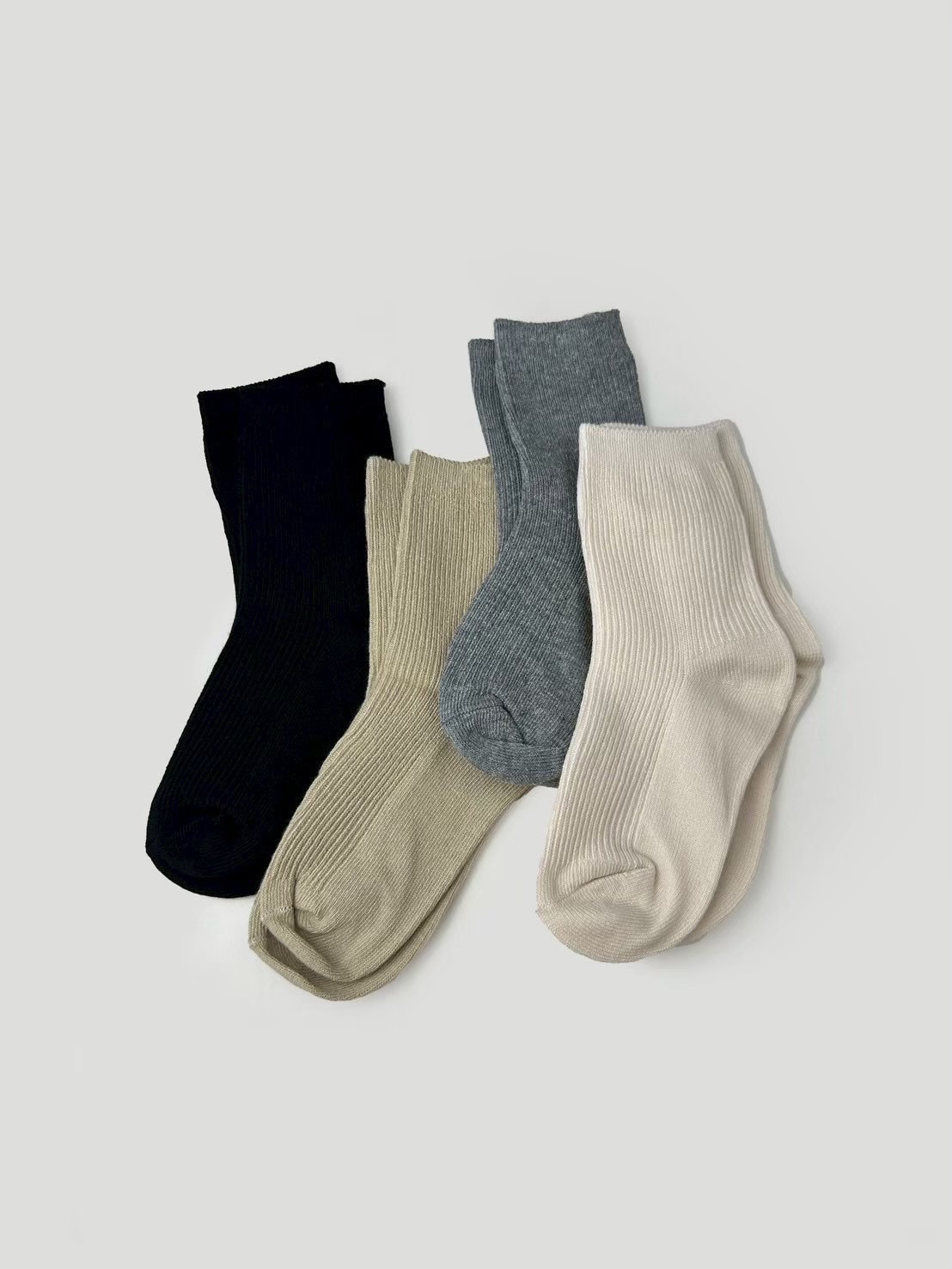 純色中筒襪/長襪