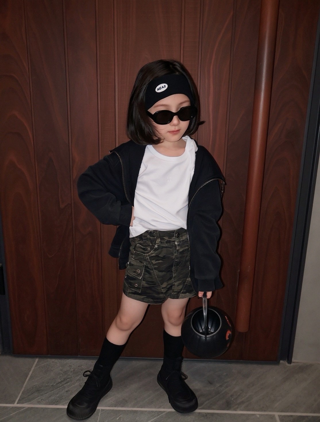 Basic Logo Cotton Tee 白色字母短袖TEE