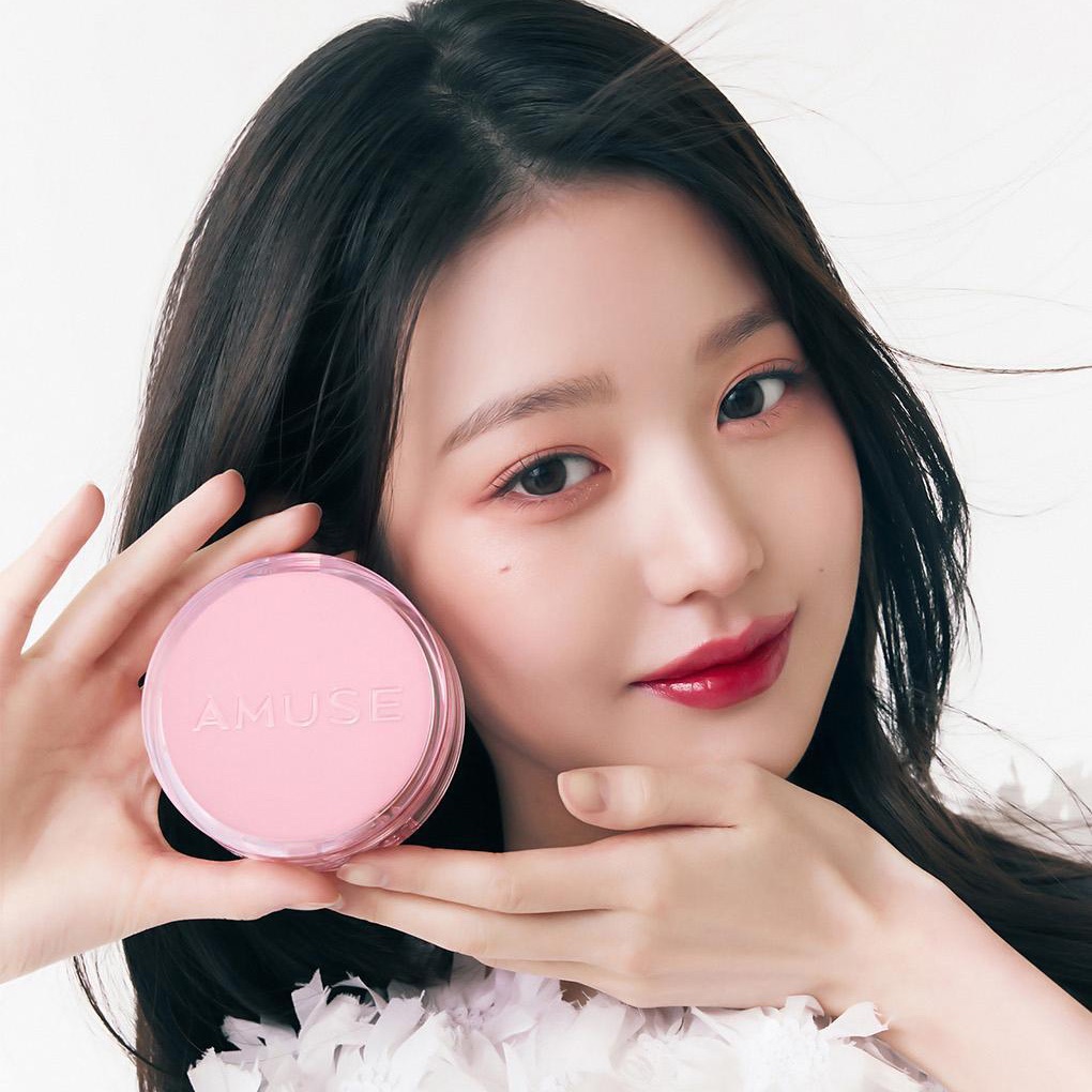 AMUSE 粉盒 果凍潤澤水光純素氣墊粉餅