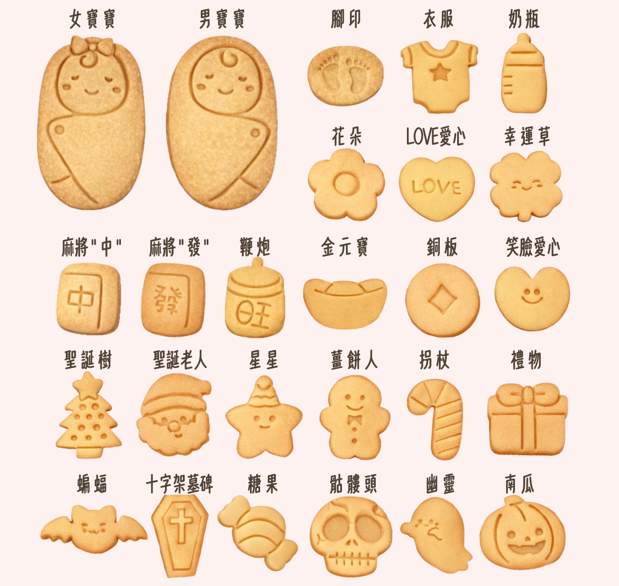 左思佑想的❤壓模餅乾❤