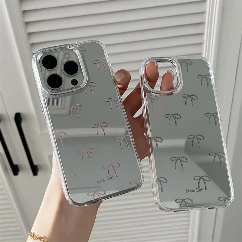 11 p.m.| ins高級感鏡面蝴蝶結iPhone手機殼