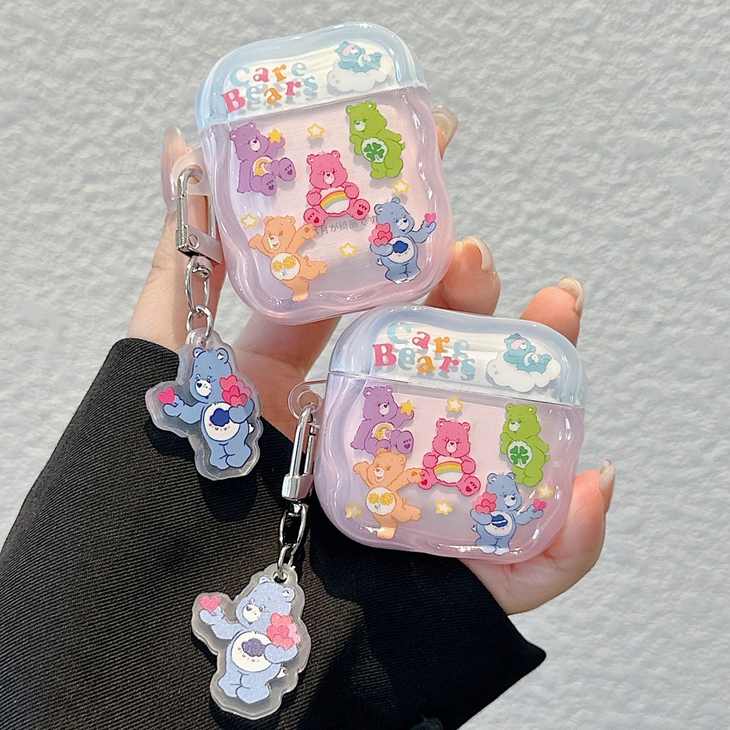 11 p.m. | 卡通可愛 彩虹小熊 彩虹熊 AirPods保護套