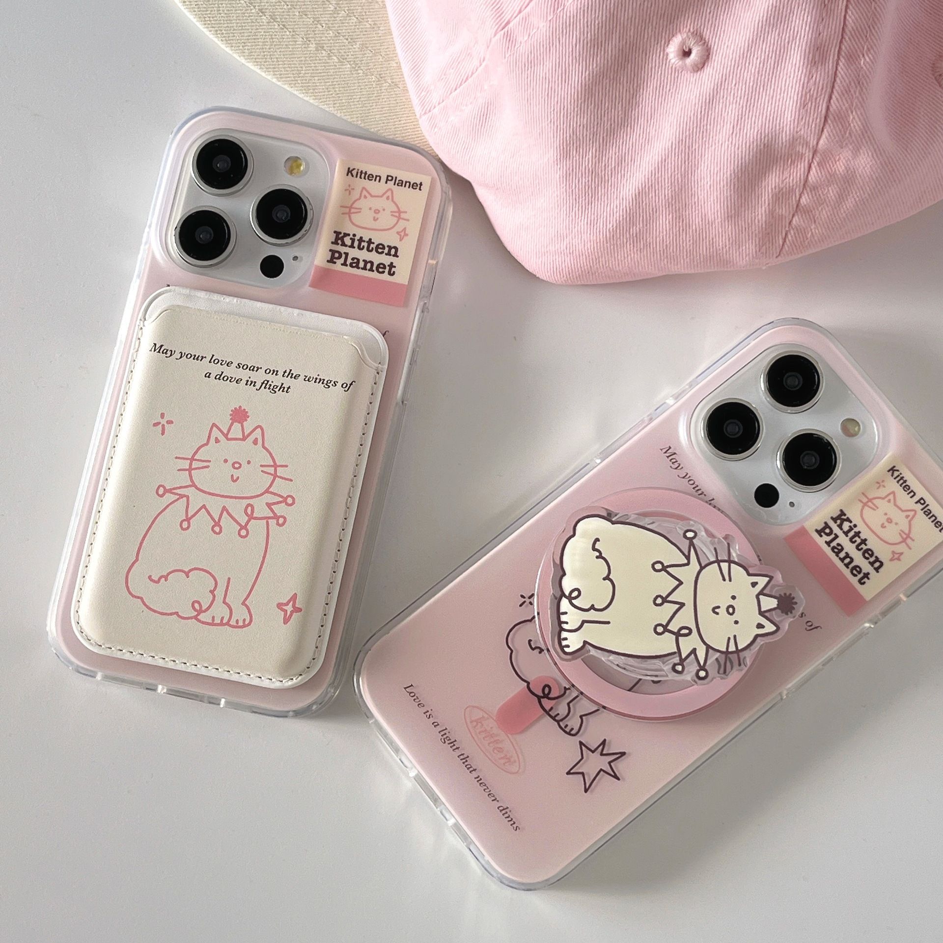 11 p.m.| ins星星 線條貓咪 親膚霧面磨砂 magsafe防摔iPhone手機殼（12-17）