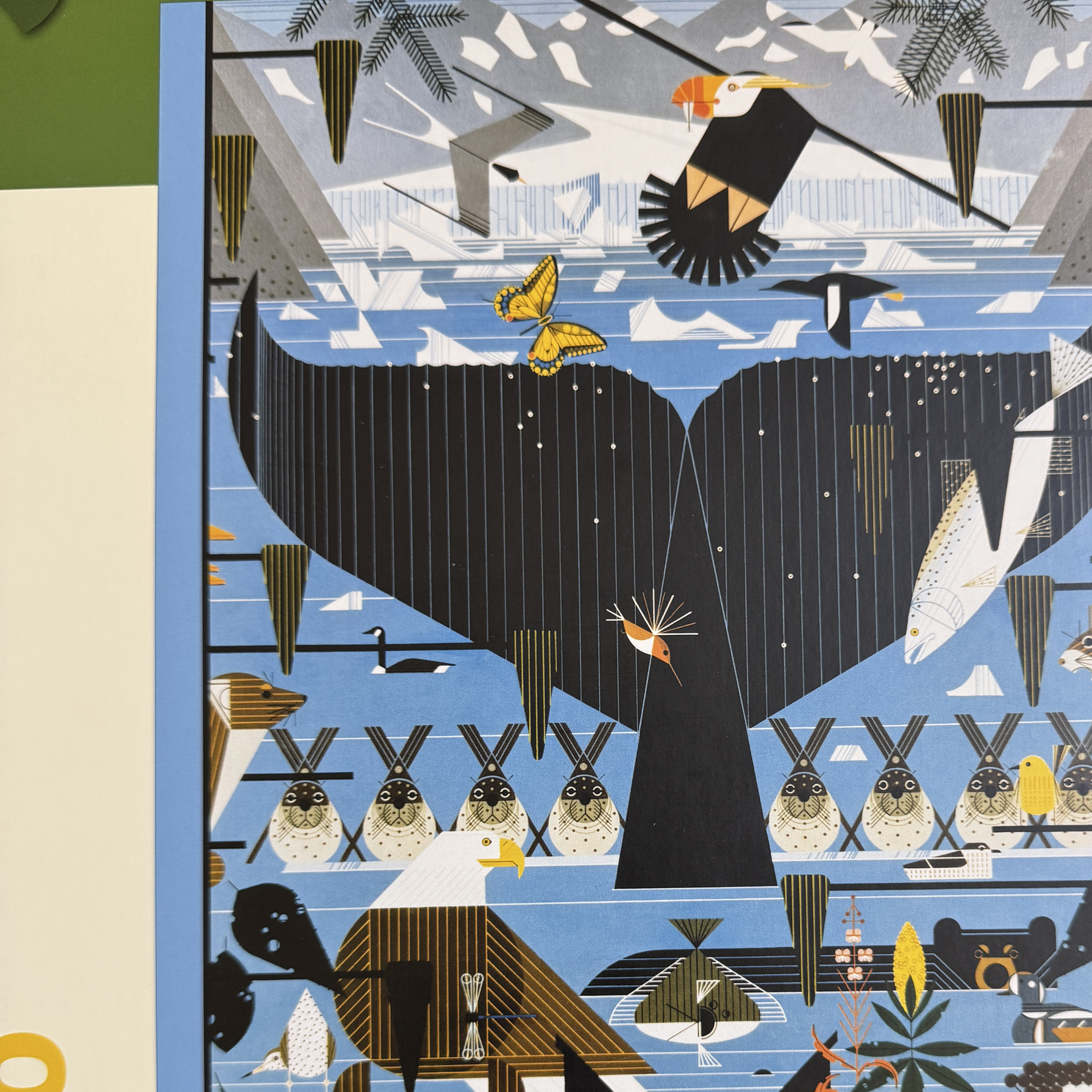 Artpiece puzzle-抽象鯨魚 1000p