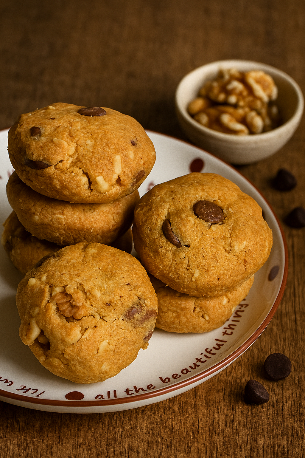 核桃巧克力豆餅乾 巧克力餅乾 核桃餅乾