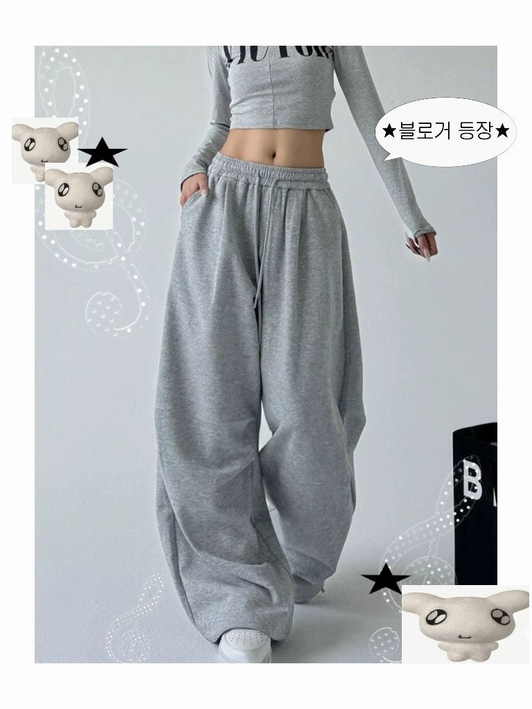 ☆美式灰色棉褲☆ （人人必備）