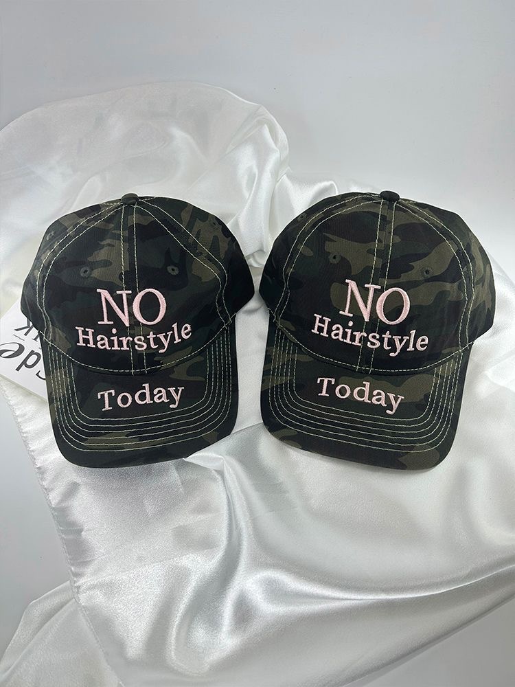 No Hairstyle 迷彩鴨舌帽★
