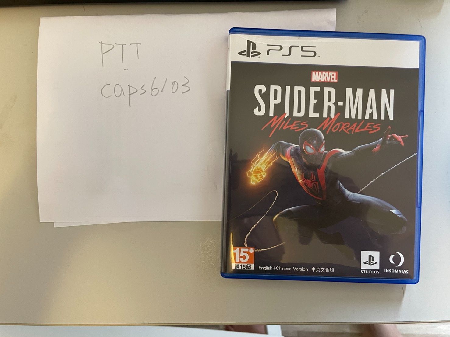 PS5 蜘蛛人邁爾斯 二手