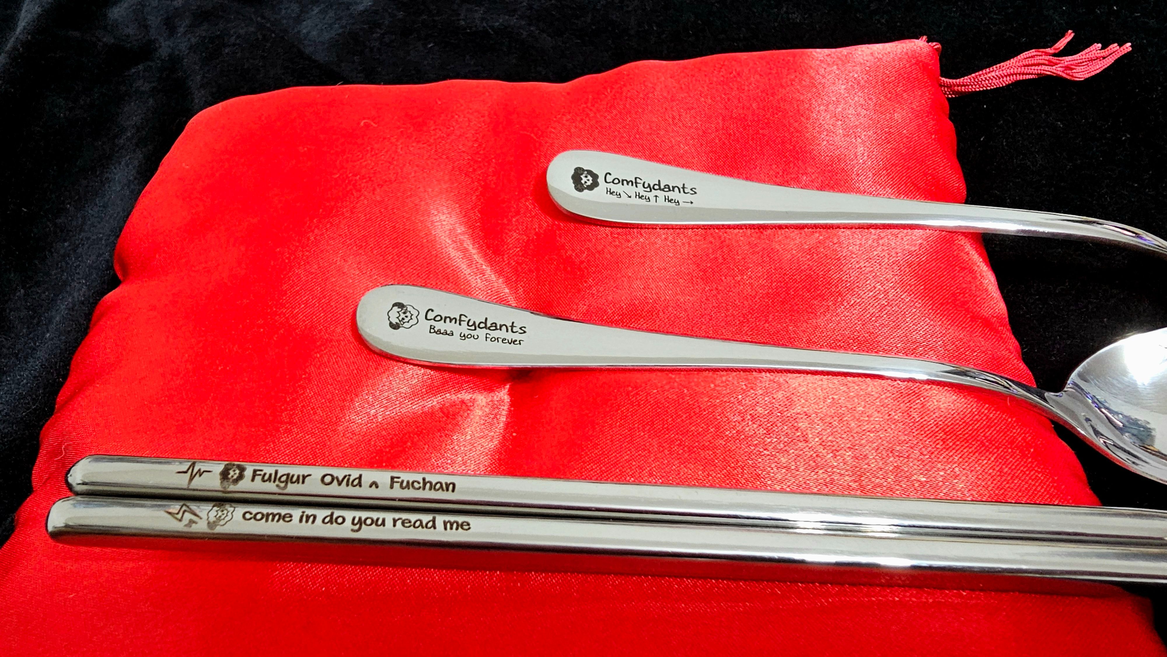 Fulgur ovid雷雕餐具（現貨）