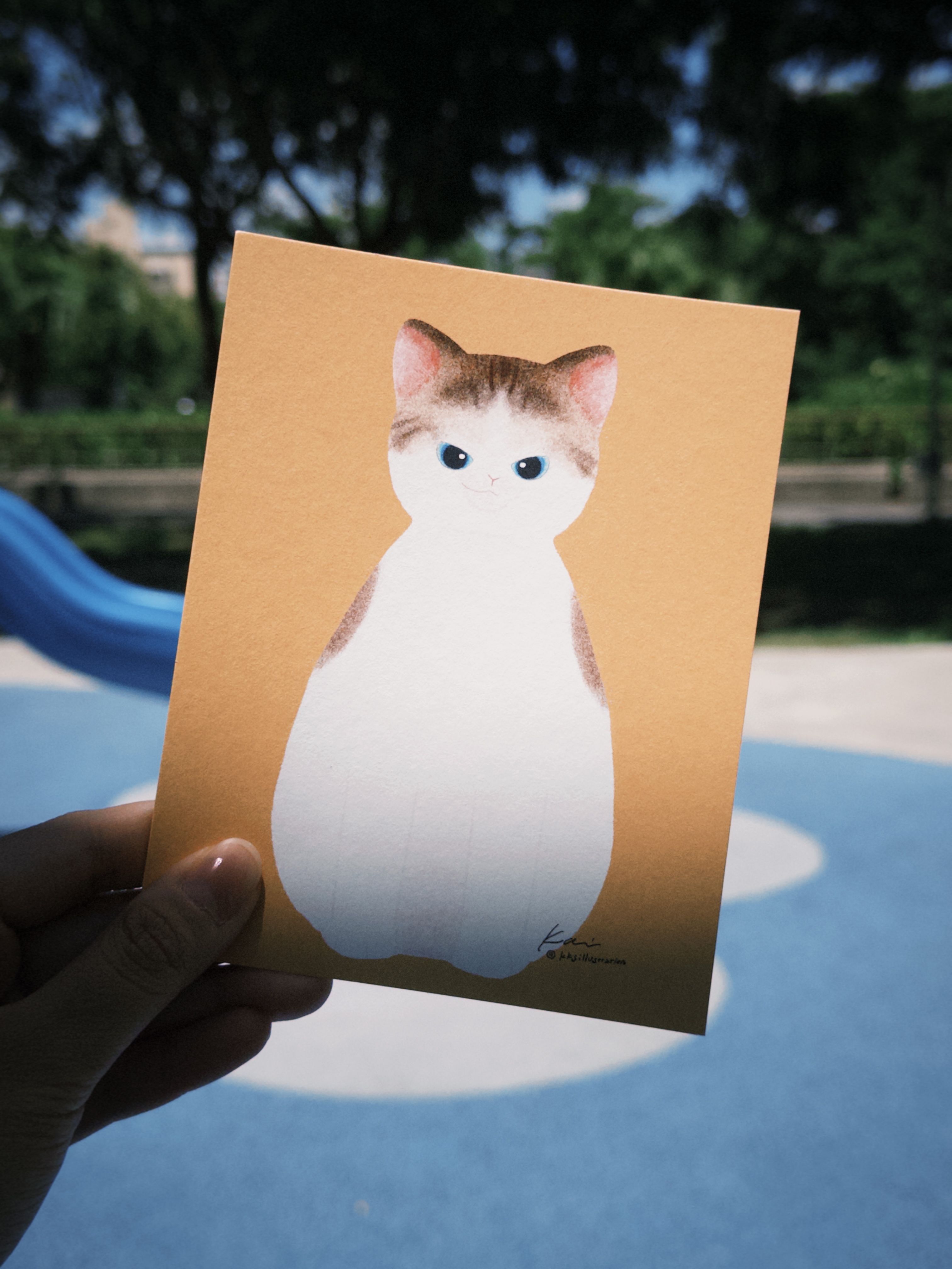 小猫明信片｜邪惡小虎