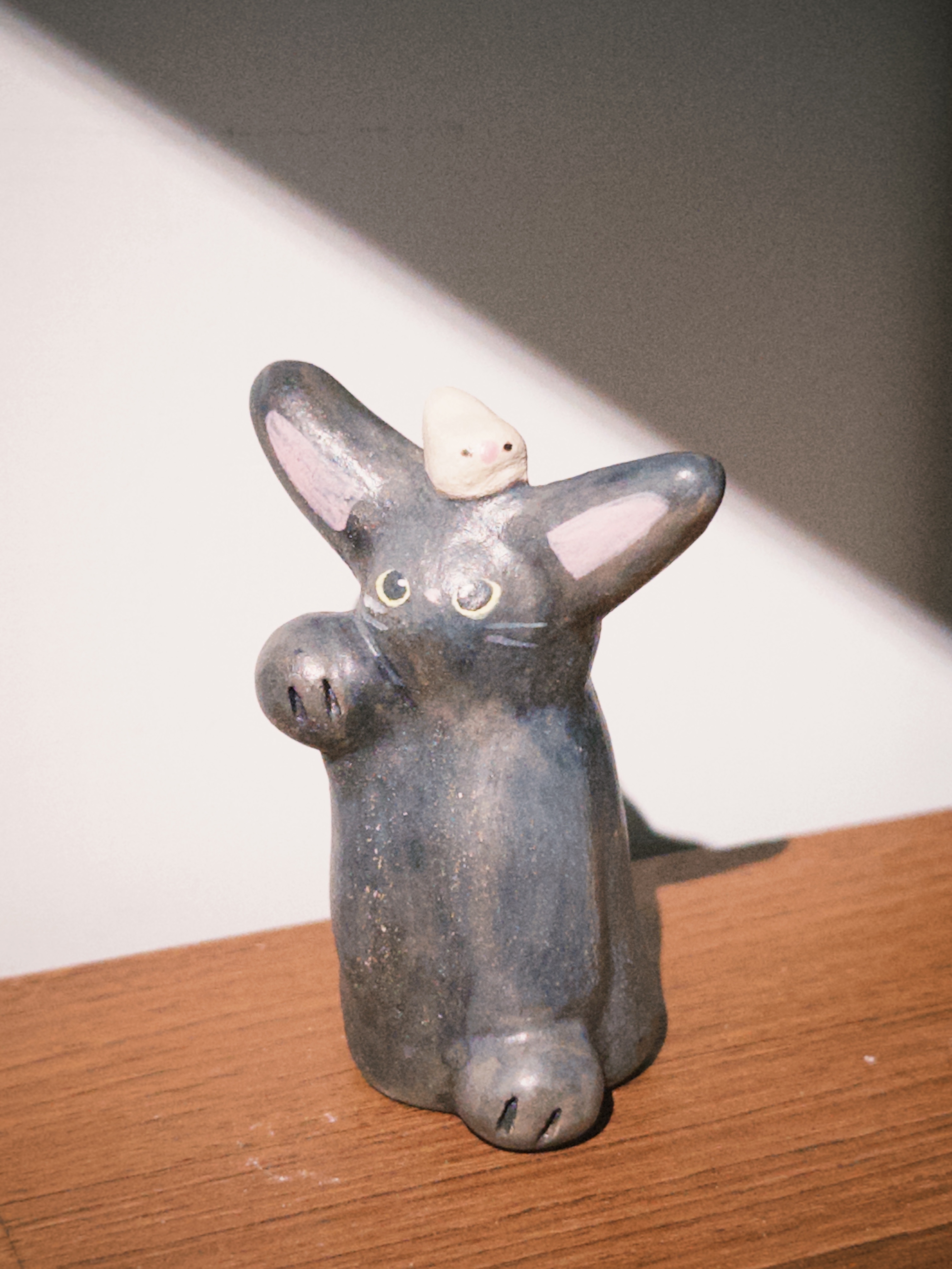 小猫花插 3｜招財小黑