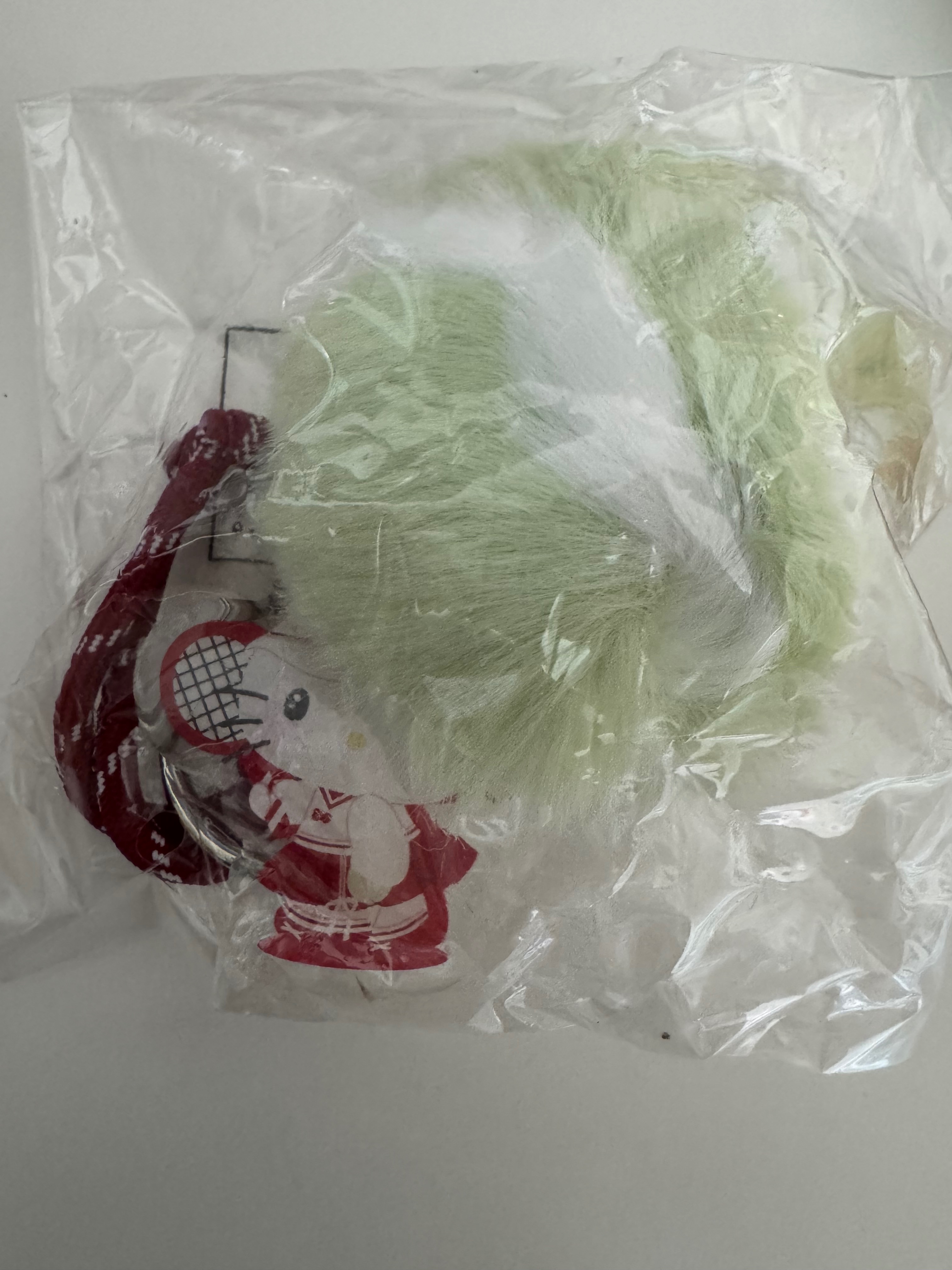 三麗鷗 中國限定 羽球系列 kitty 吊飾
