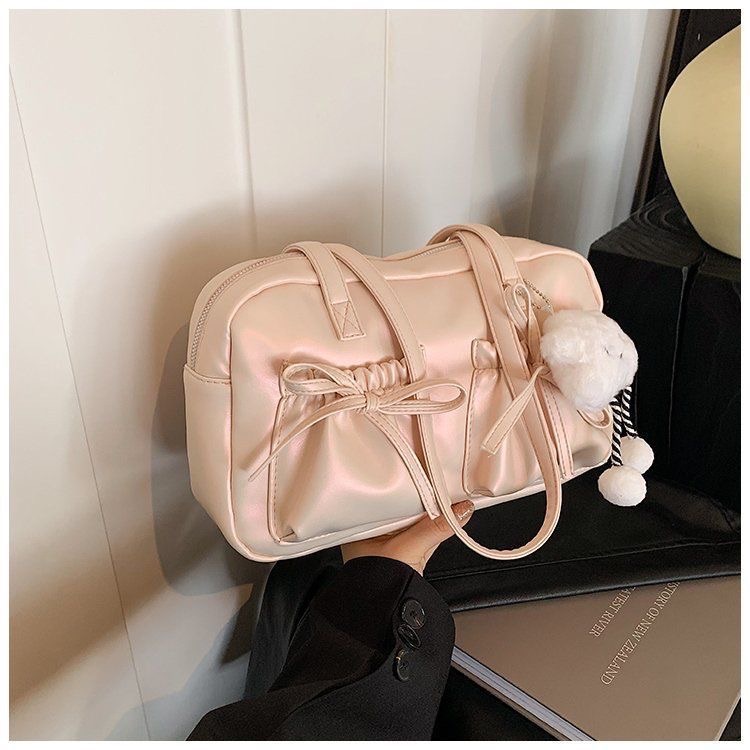 螢光蝴蝶結腋下包（附吊飾）