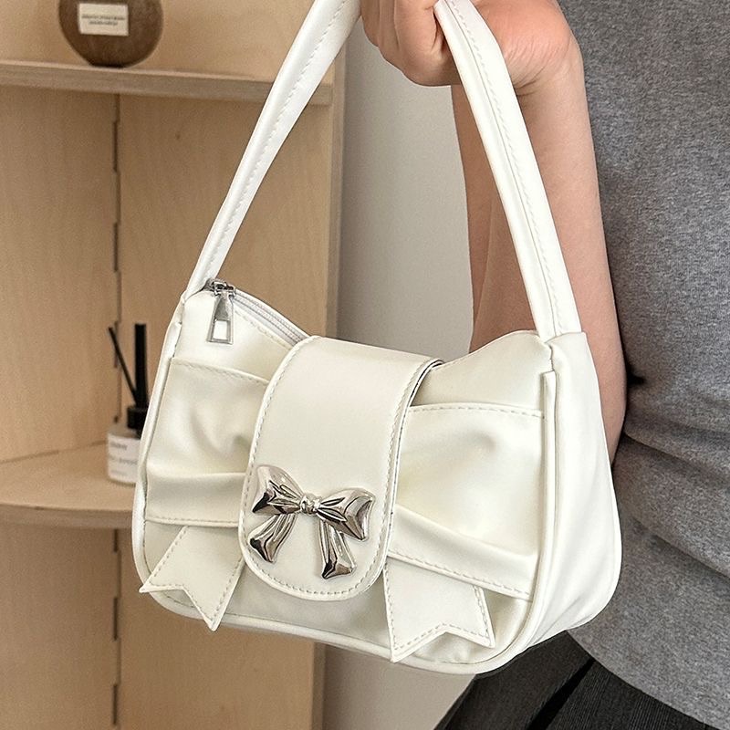 皺折蝴蝶結腋下包