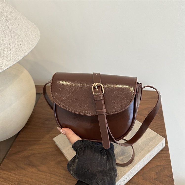 復古馬鞍斜挎小包