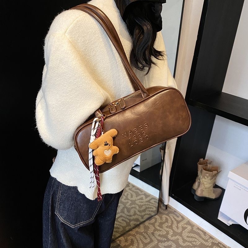 復古秋冬保齡球包無吊飾