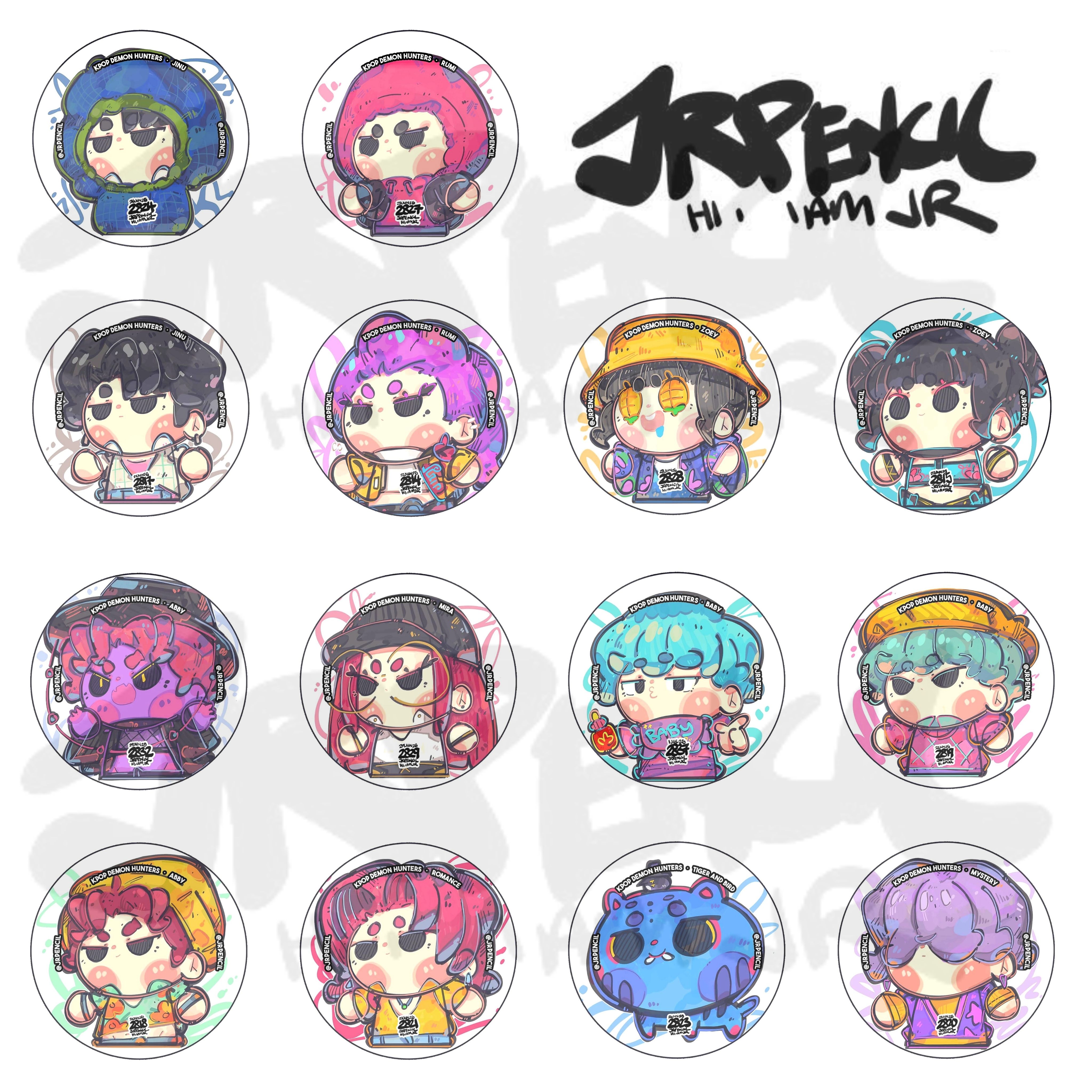 獵魔女團 同人徽章/吊飾