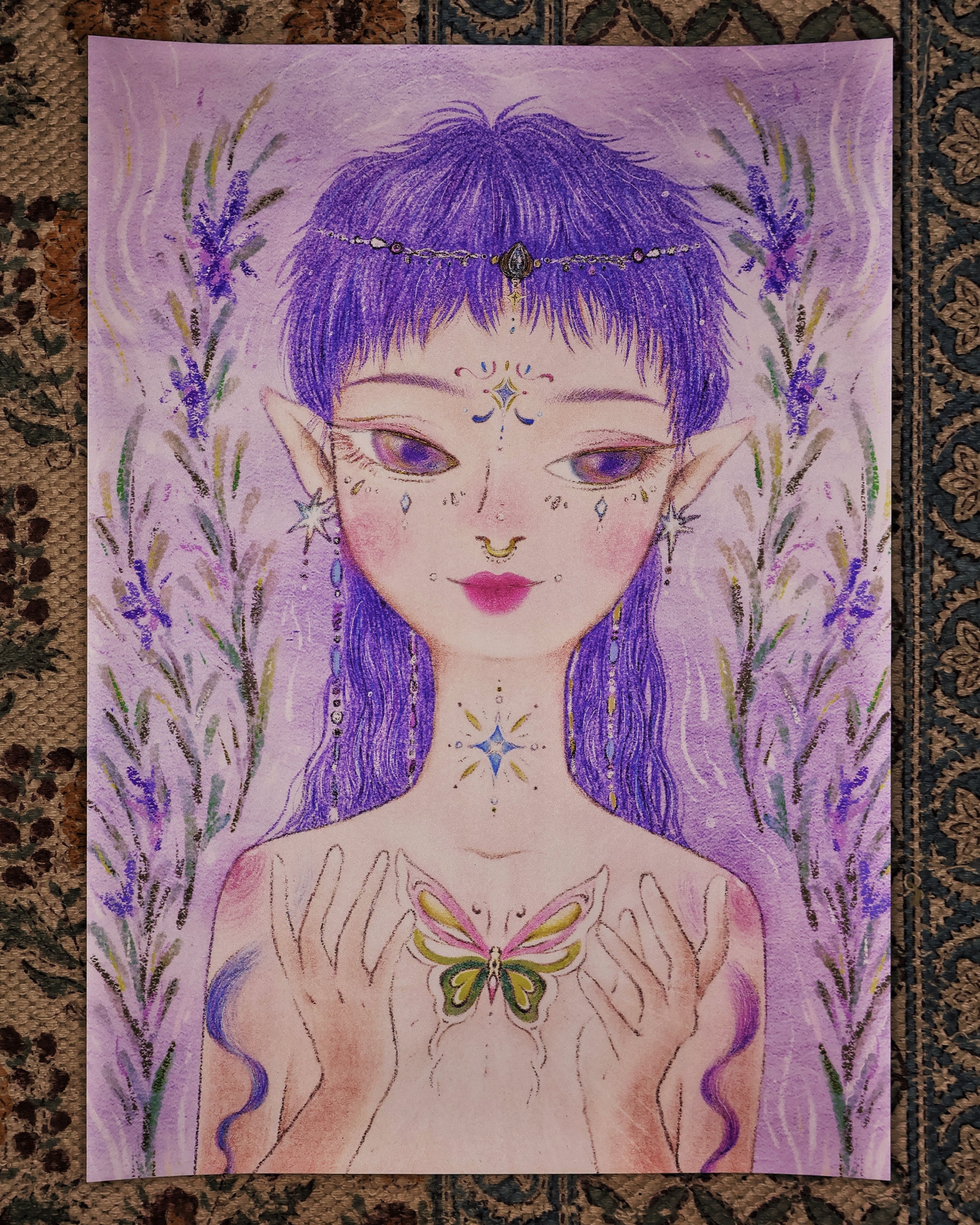 蛻變𓂃 ࣪˖ ཐིཋྀ A4精靈祝福海報