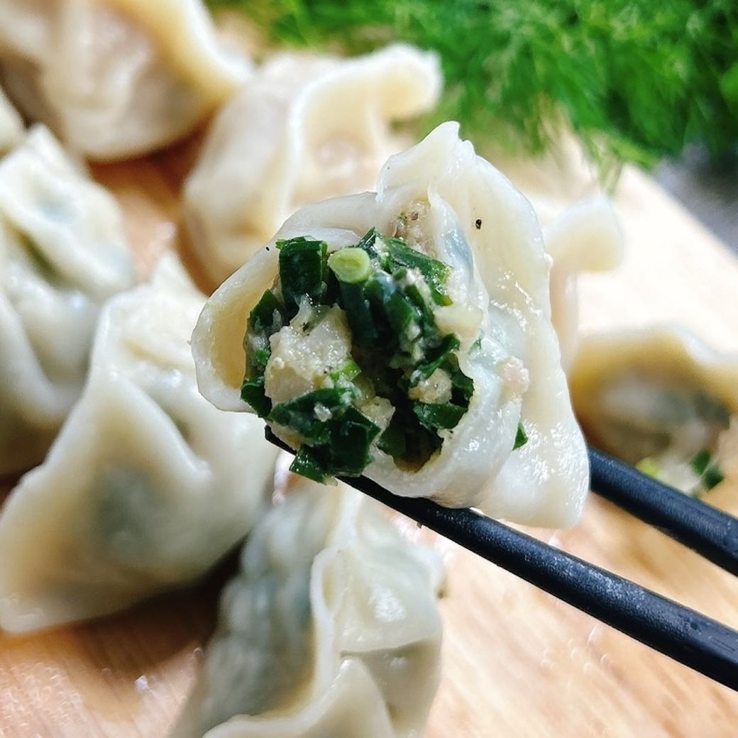 韭菜黑胡椒水餃