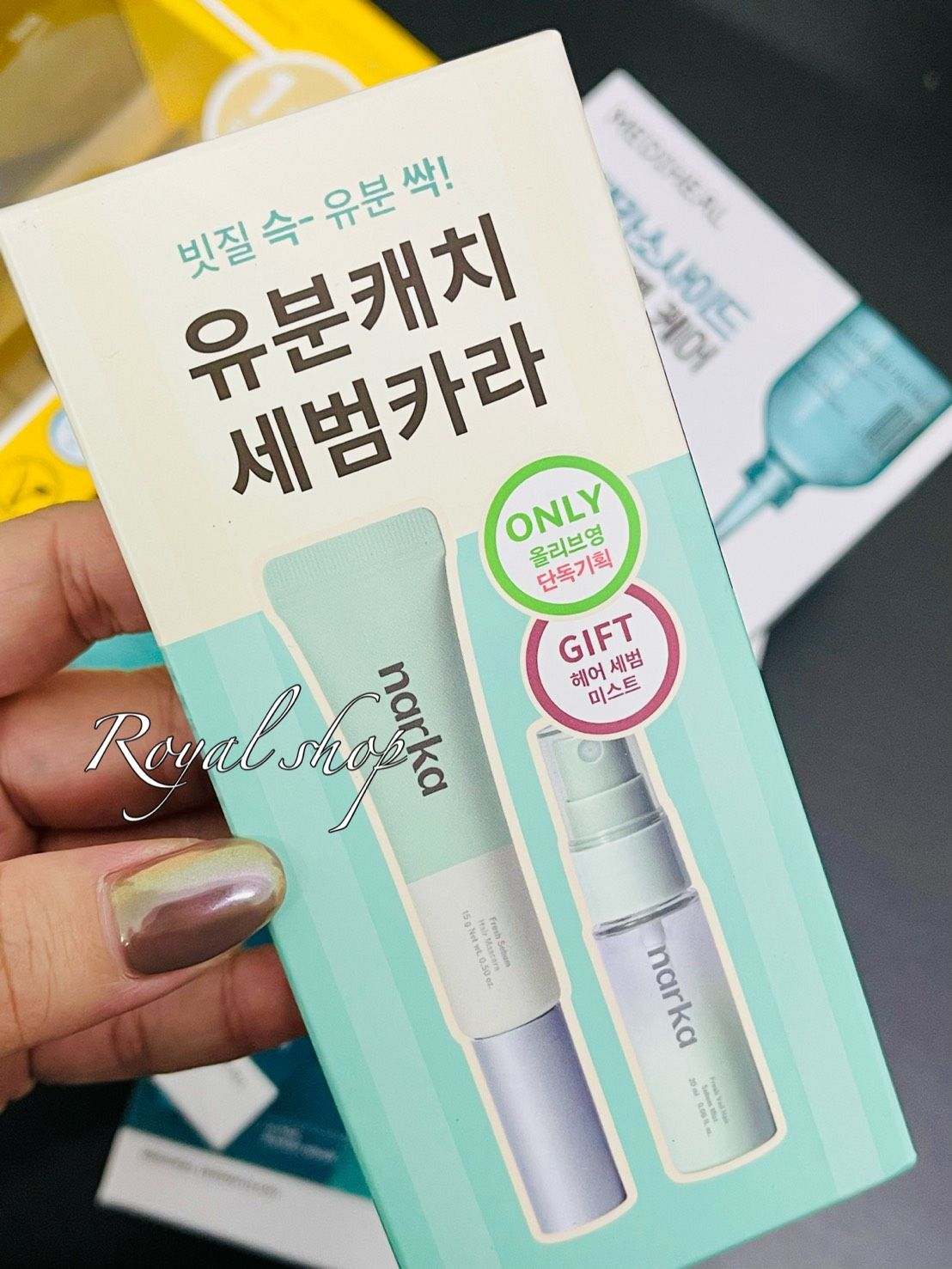 ＜台灣現貨＞韓國連線🇰🇷Narka Fresh Sebum Hair Mascara 控油瀏海棒