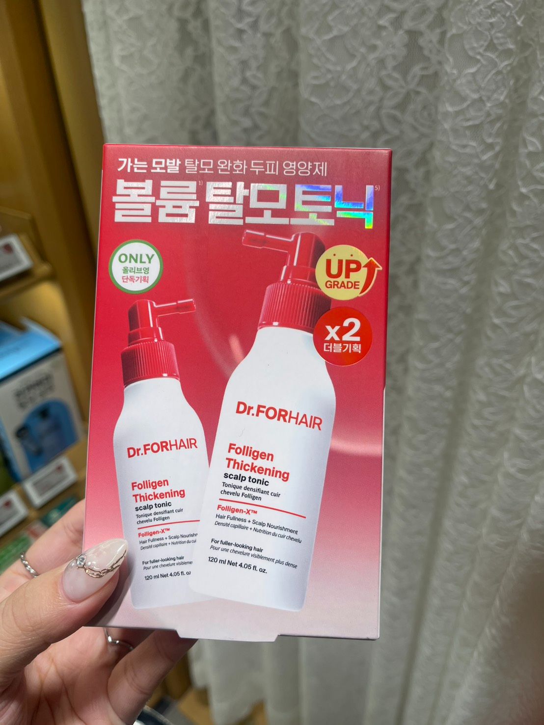 ＜台灣現貨＞🇰🇷韓國連線[Dr.FORHAIR] Folligen Thickening頭皮護理特惠組120ml*2