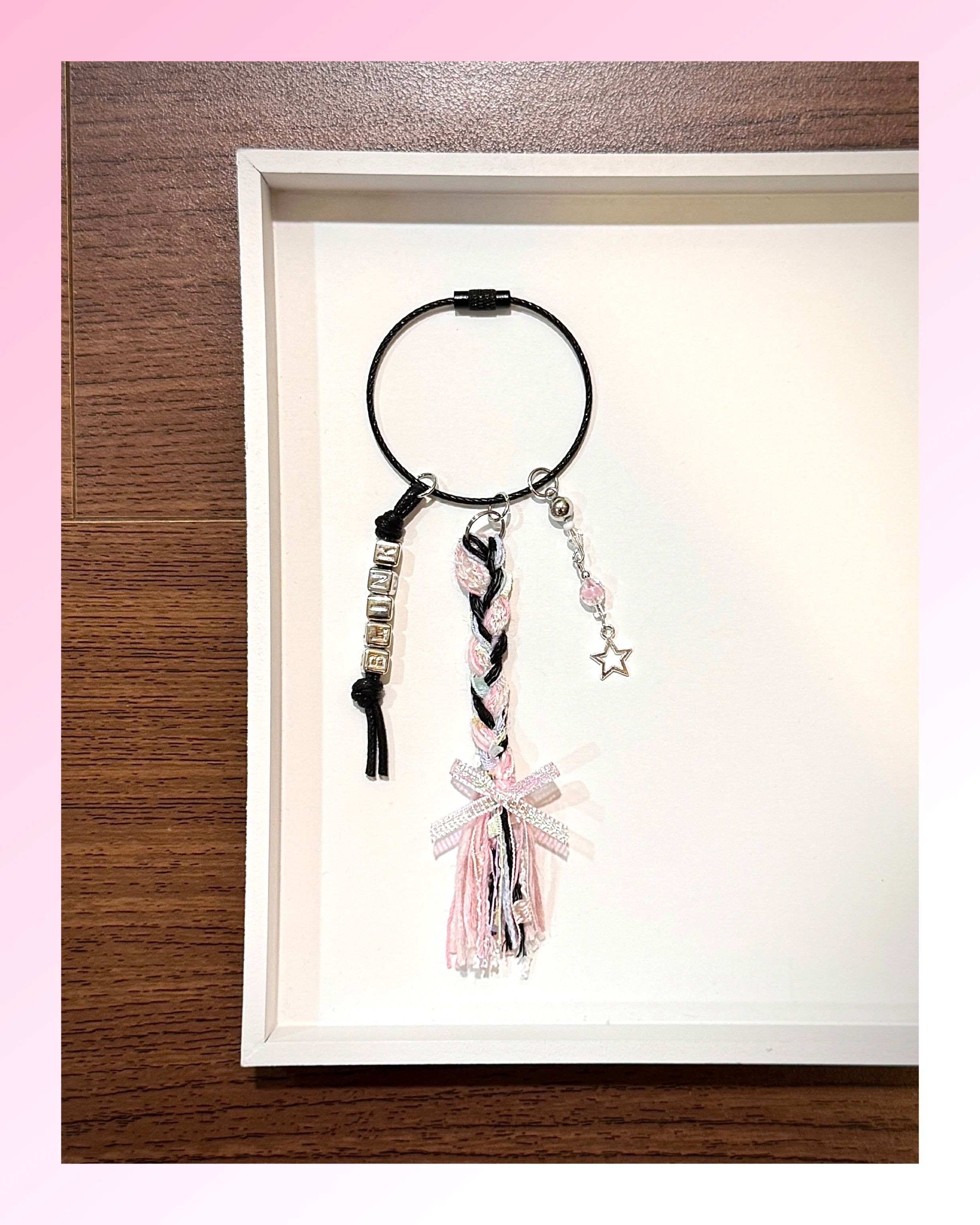 ☽ 大吊飾【可備註蝴蝶結、扣環+串珠線顏色】