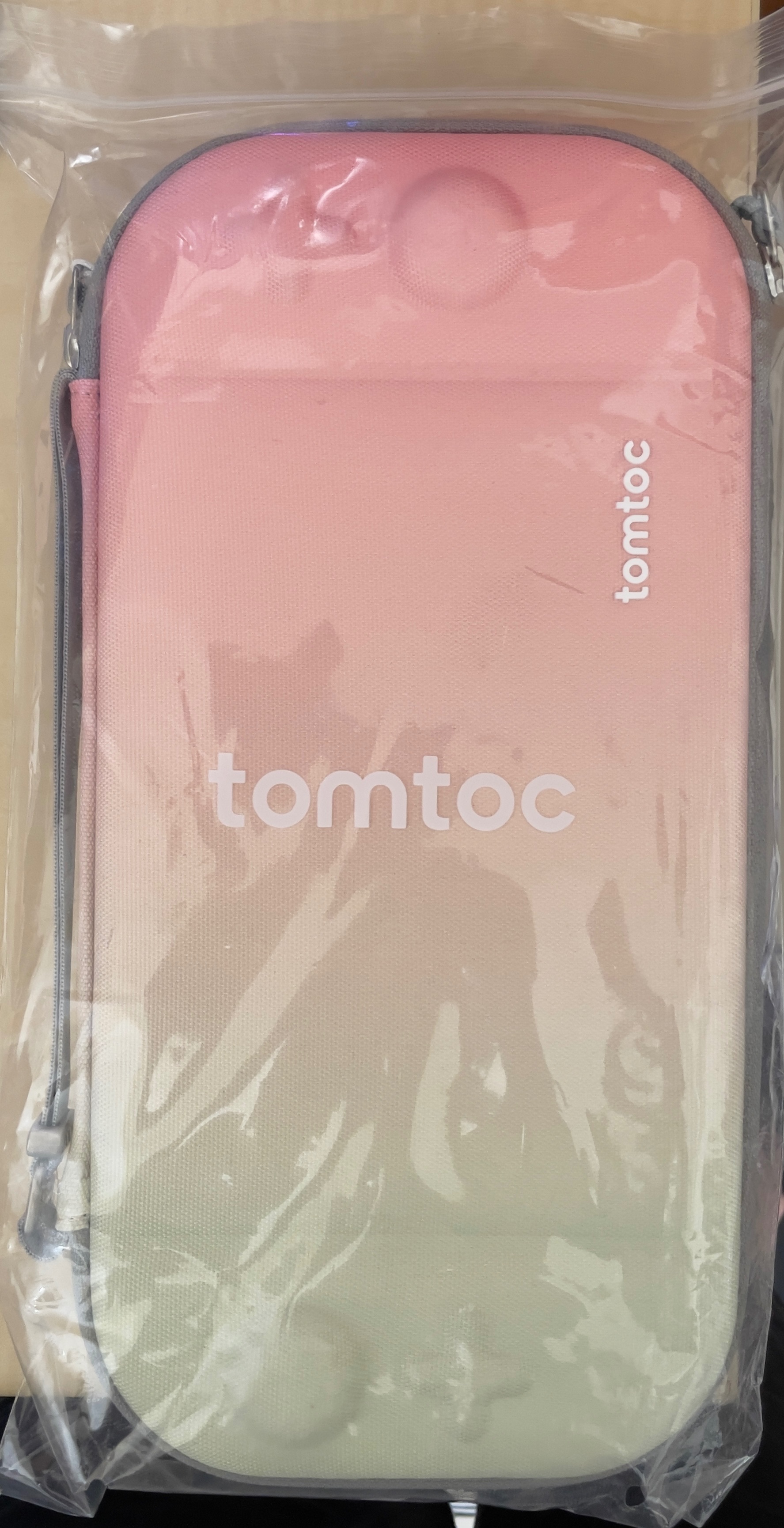 NS2 tomtoc收納硬殼包 櫻花色