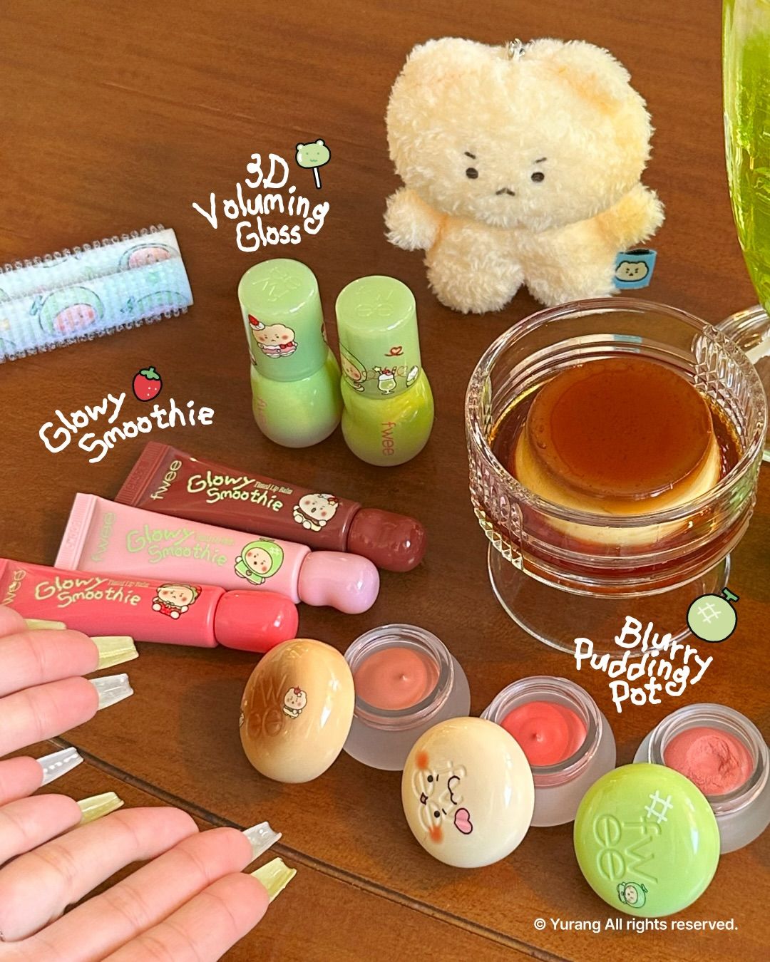 fwee X Manggom 聯名美妝們