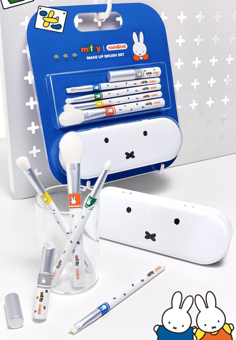 romand x Miffy 刷具五件組 미피 브러쉬 5종 세트
