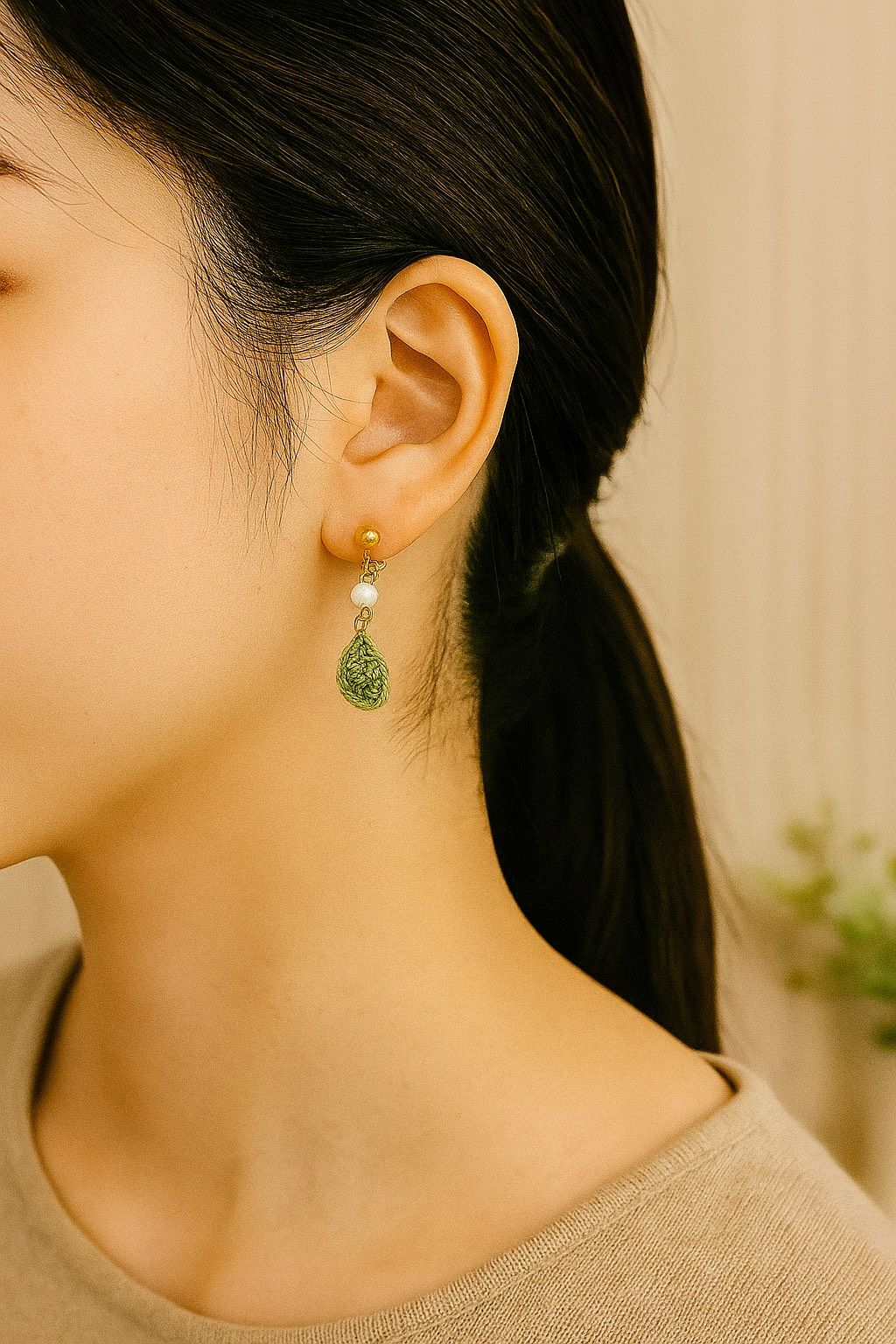 春芽耳環