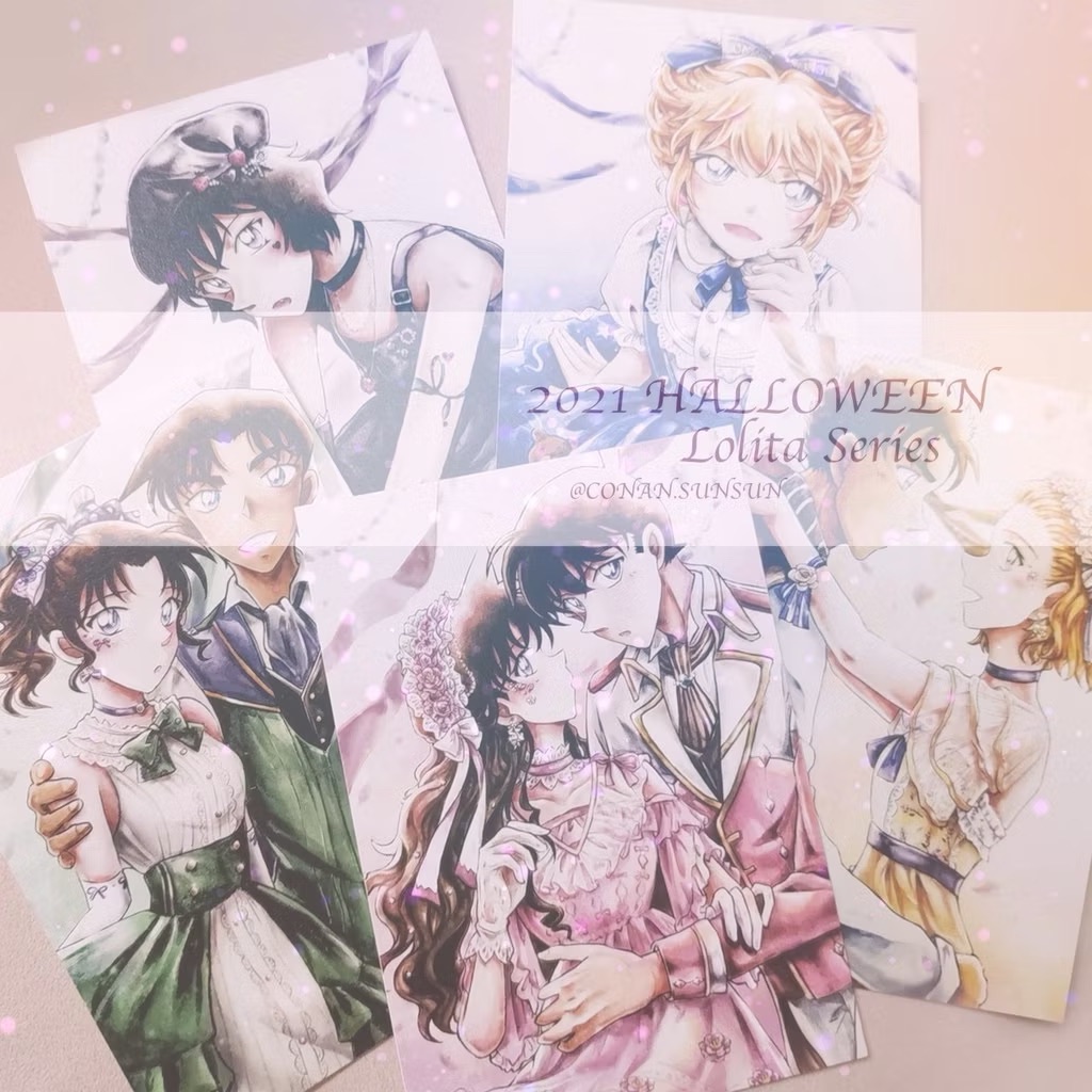 【桑桑｜二創】名偵探柯南 2021Lolita系列 明信片