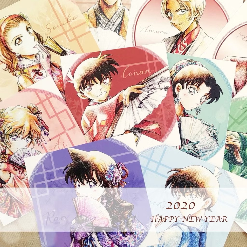 【桑桑｜二創】名偵探柯南  2020賀年系列 卡片