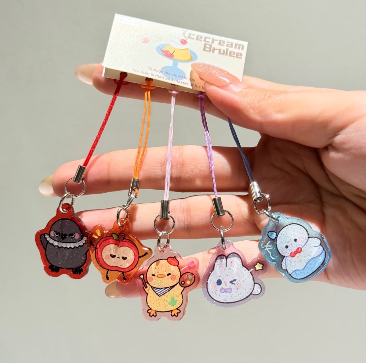 【現貨】閃粉壓克力吊飾
