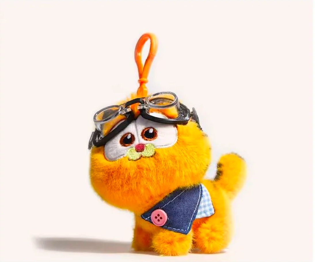 可愛的融化的加菲貓