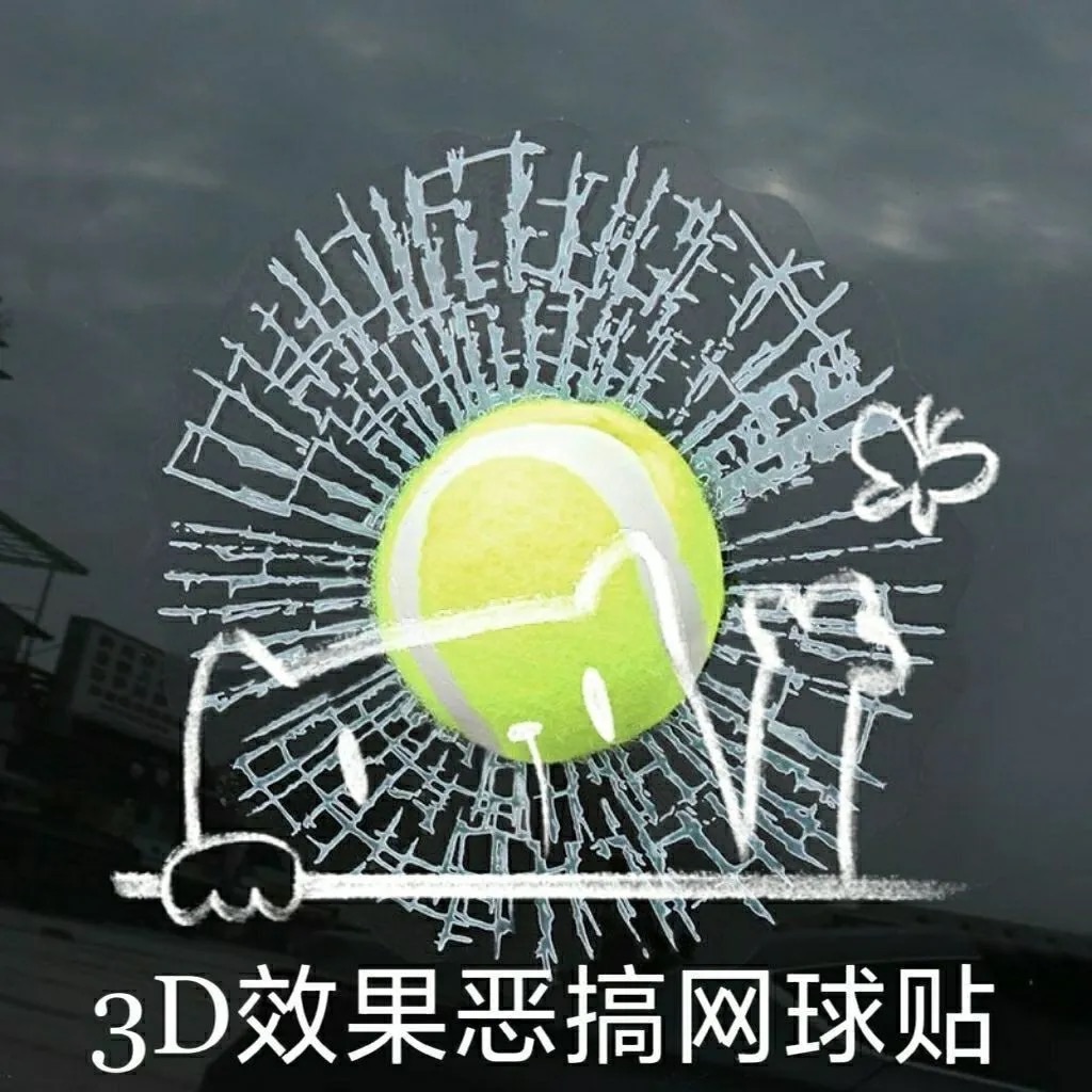 搞笑汽車3d貼紙