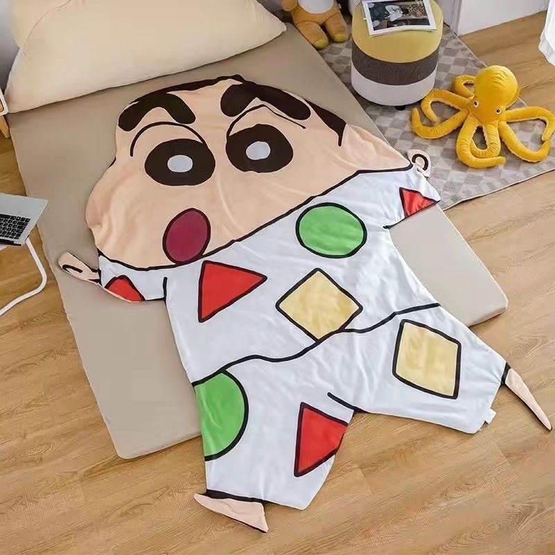 蠟筆小新可愛毛絨毯